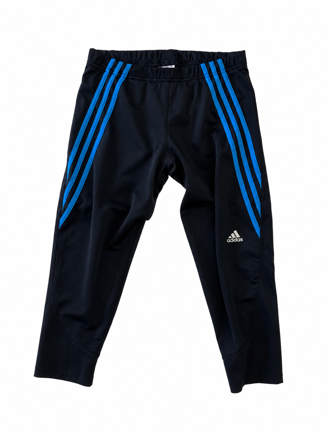 Adidas 3/4 Training Pants Μαύρο/Μπλε-M