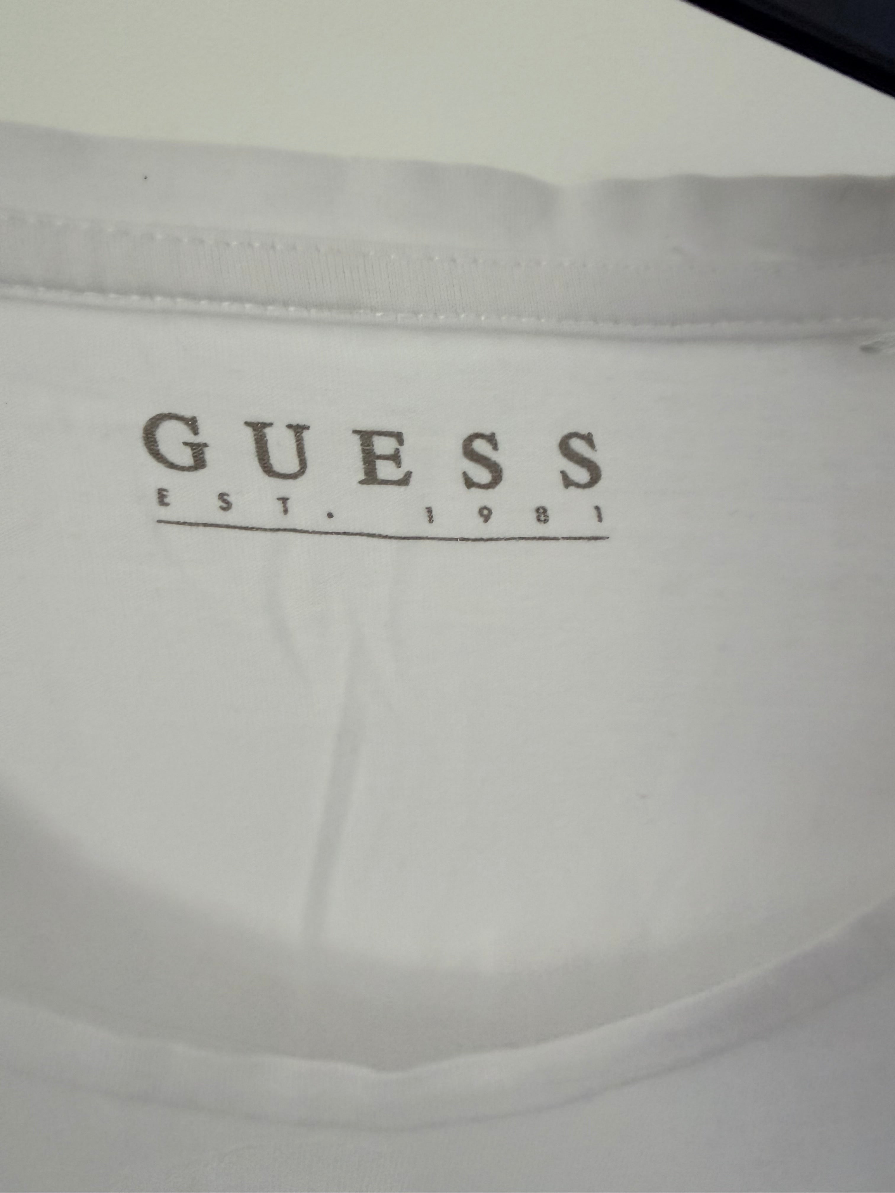 Guess Γυναικεία Μακρυμάνικη Μπλούζα – Λευκή-M