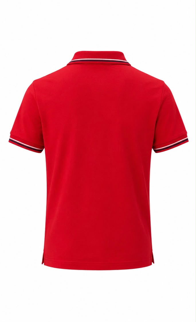 FILA White Line Ανδρικό Polo Μπλουζάκι – Κόκκινο – S
