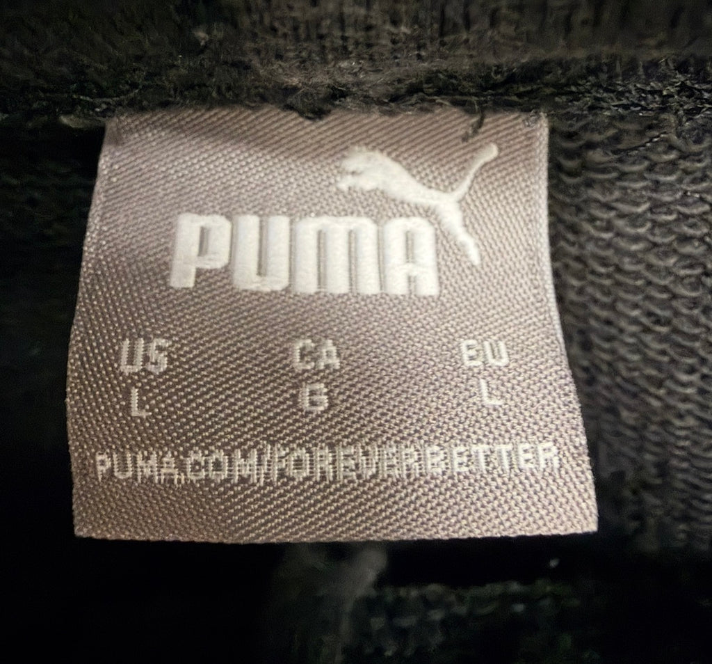 Puma Ανδρικό Παντελόνι Φόρμας Μαύρο - L
