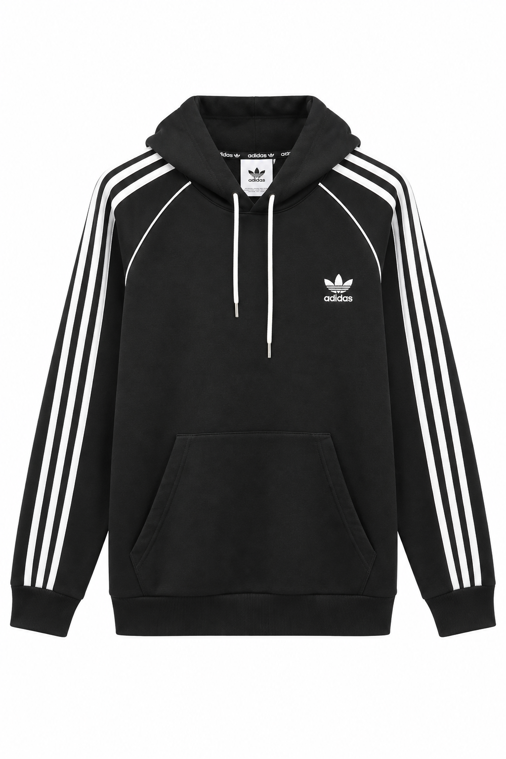 Adidas Originals Ανδρικό Φούτερ – Μαύρο Λευκό - XL