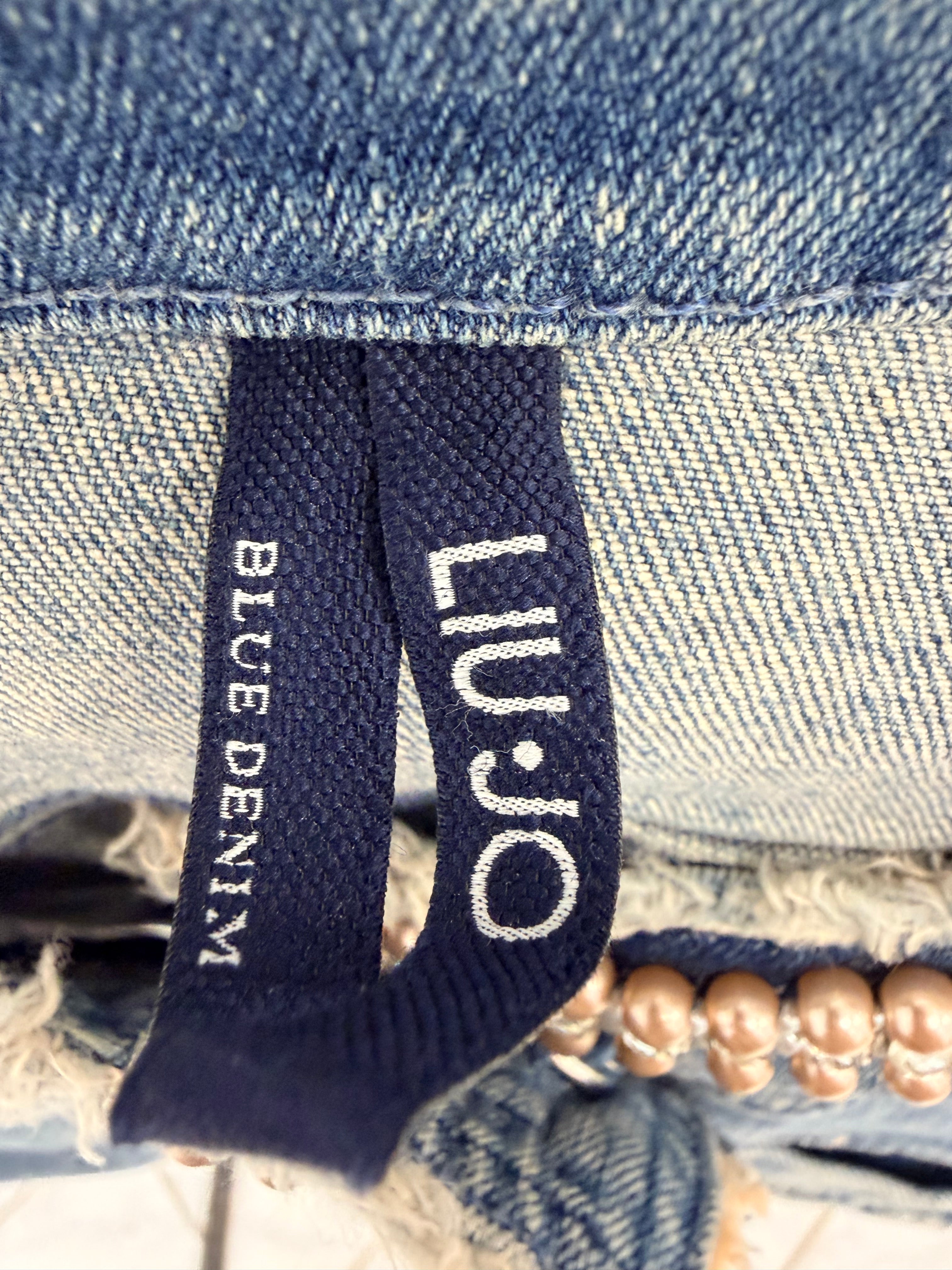 Liu Jo Embellished Denim Jacket – Light Blue-M