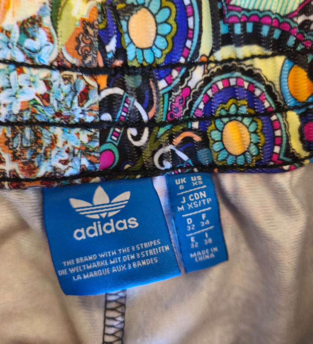Adidas Πολύχρωμο Αθλητικό Σορτς-XS