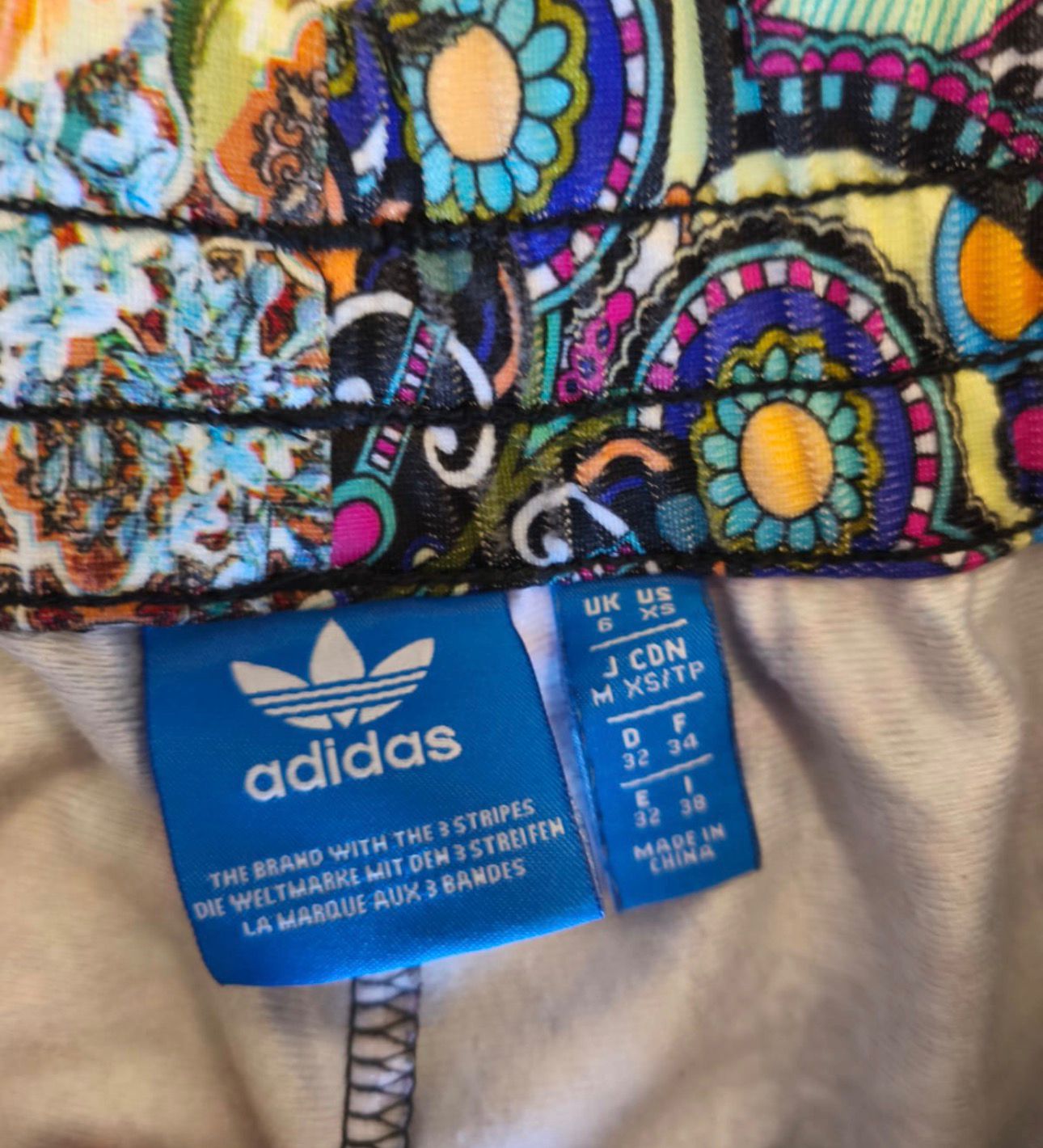 Adidas Πολύχρωμο Αθλητικό Σορτς-XS