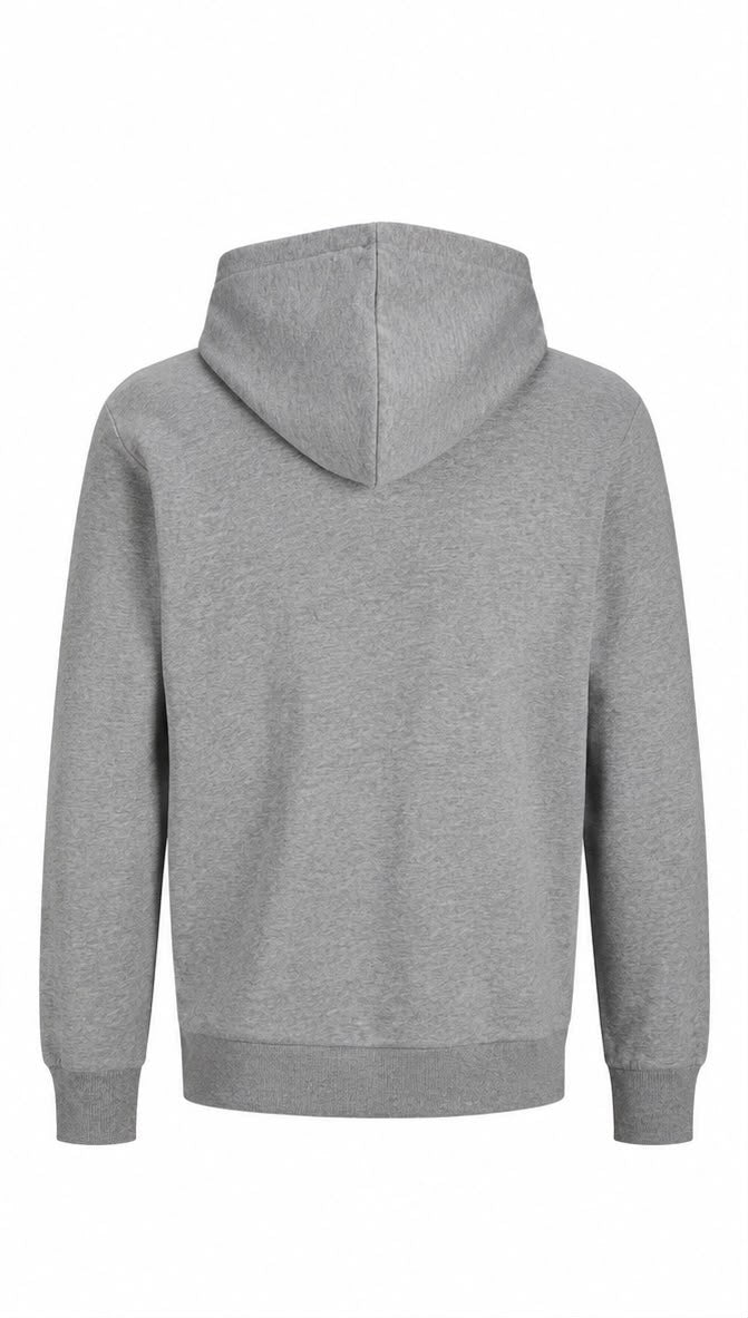 Jack & Jones Core Ανδρικό Hoodie Γκρι με Κουκούλα-M
