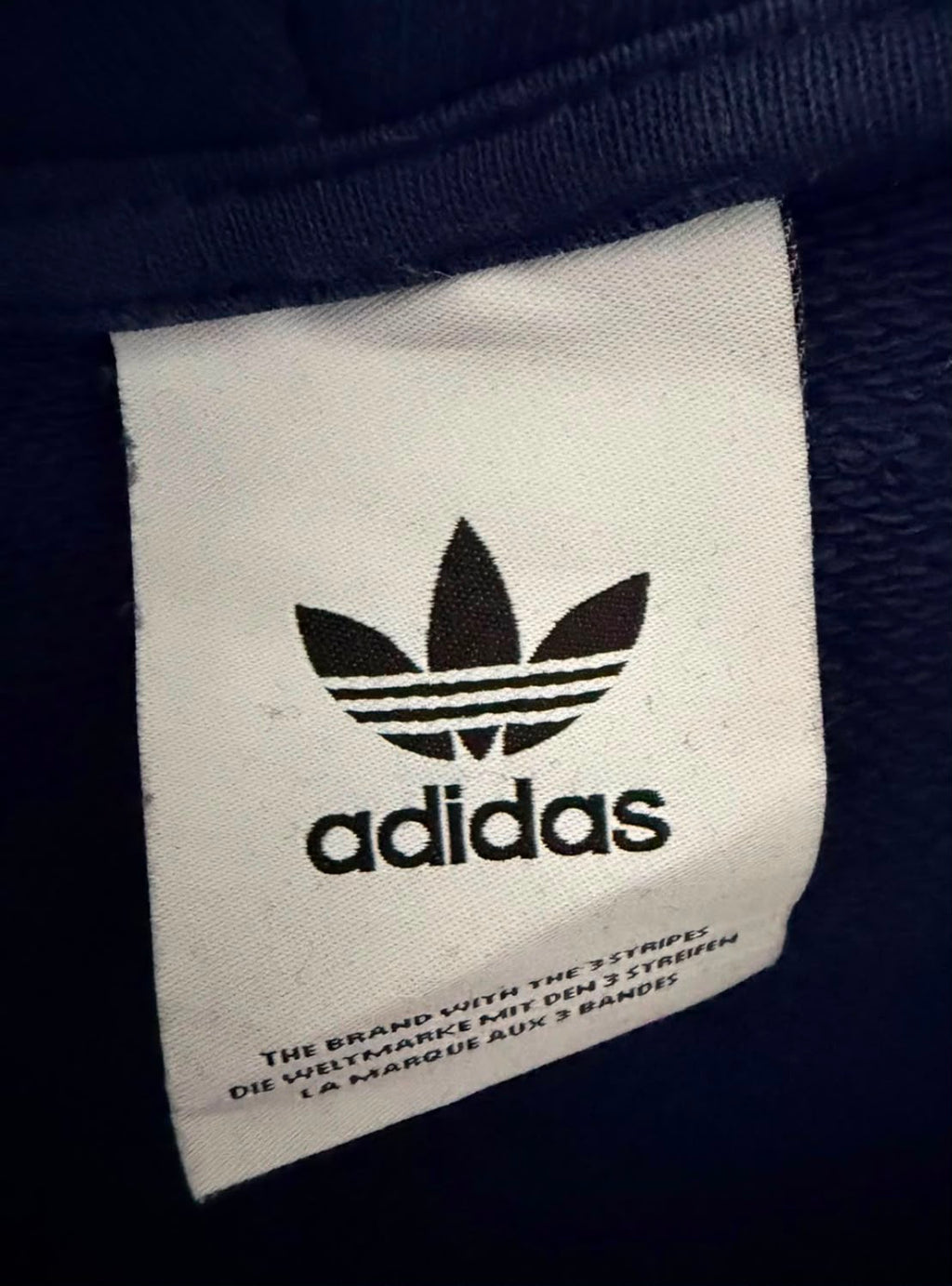 Adidas Originals Trefoil Ανδρικό Hoodie Μπλε-L