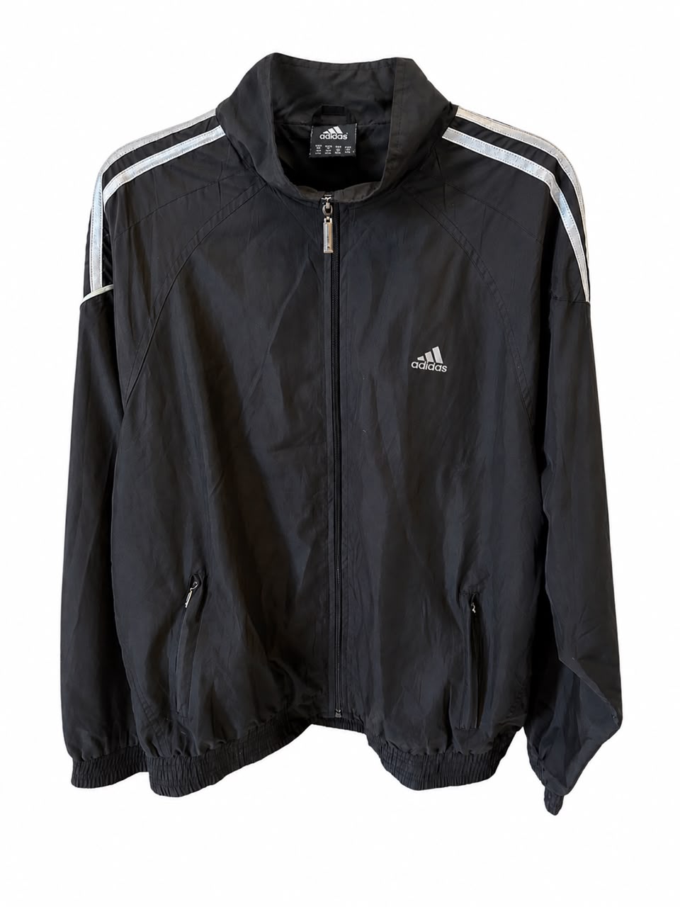 Adidas Vintage Windbreaker Jacket – Black-XXL
