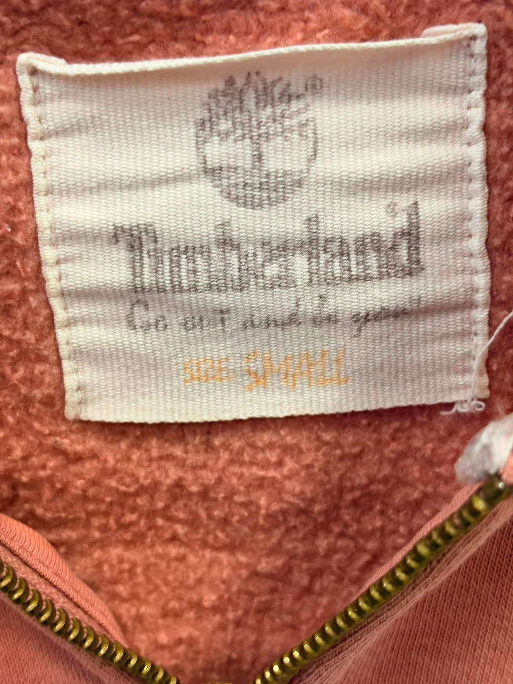 Timberland Zip Hoodie – Κοραλί (S)