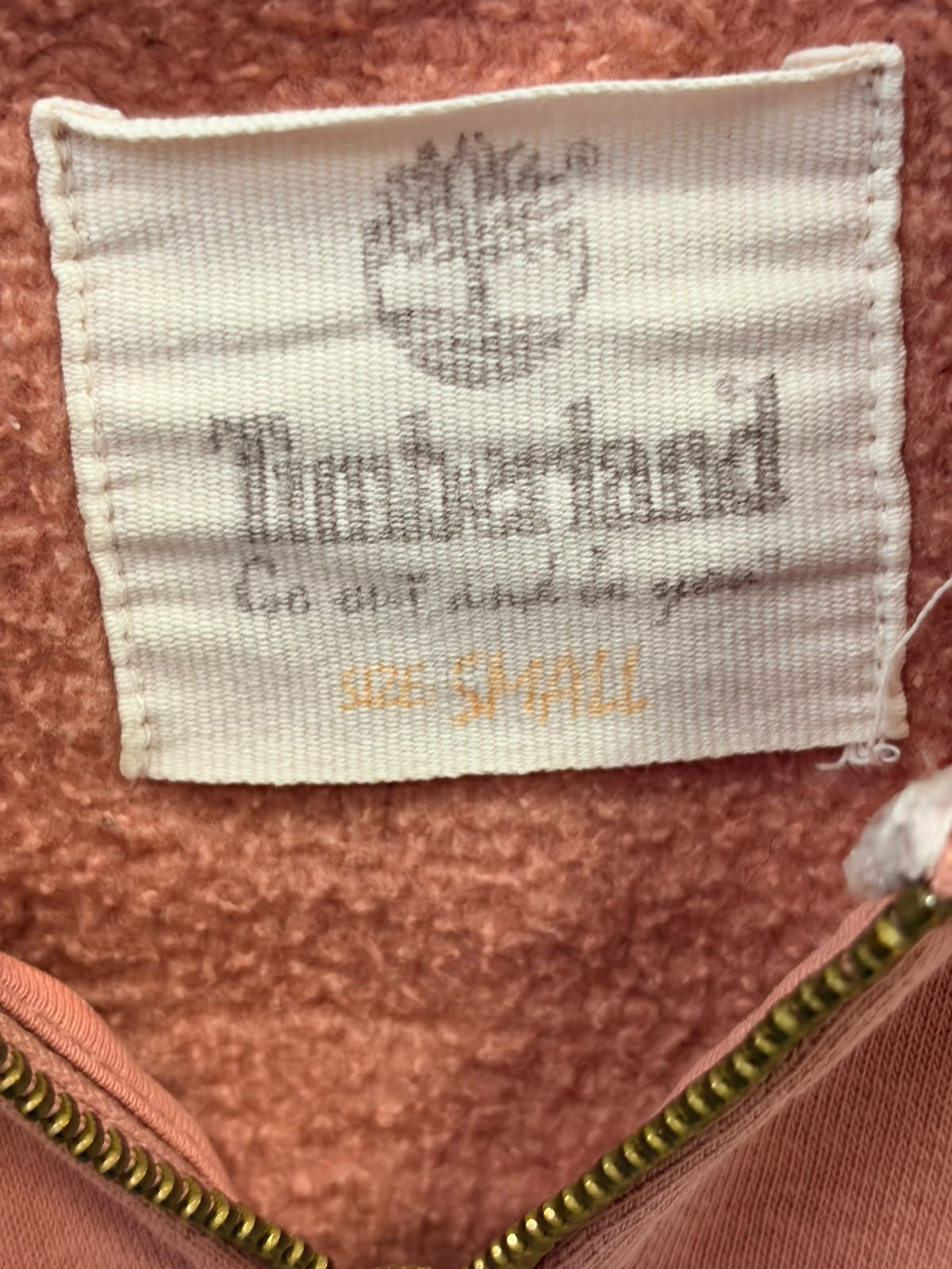 Timberland Zip Hoodie – Κοραλί (S)