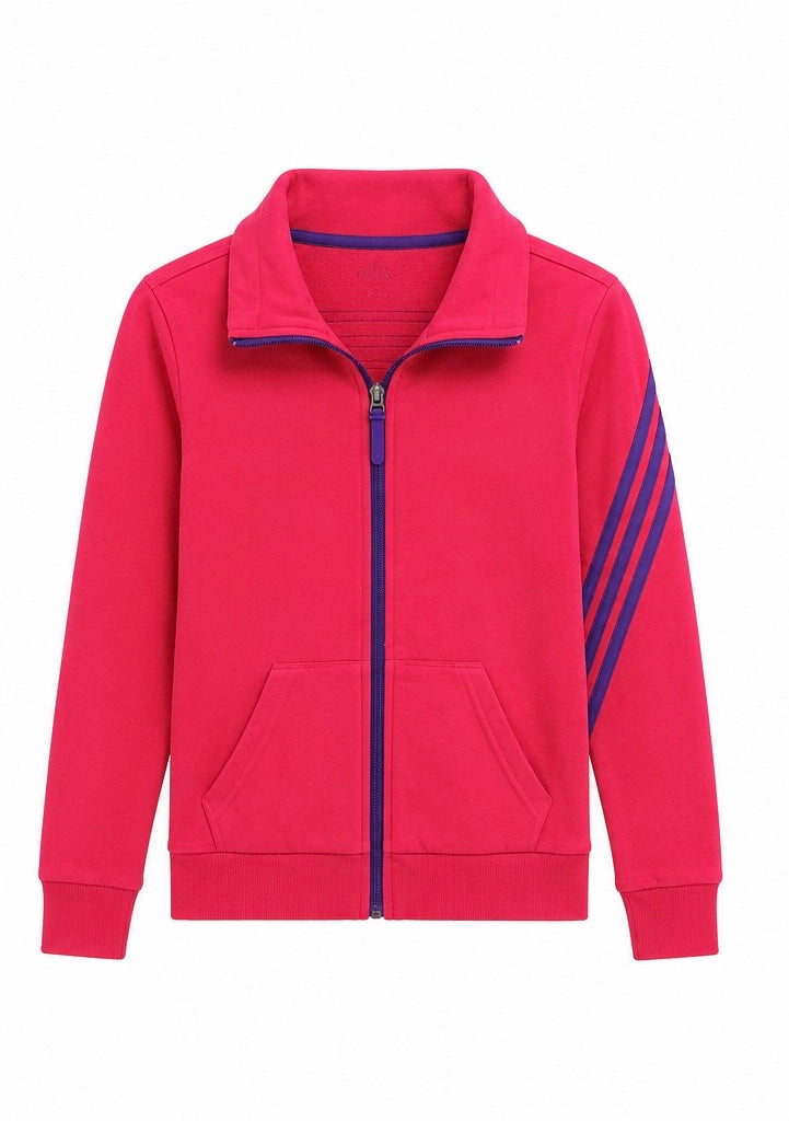 Adidas Γυναικεία Ζακέτα Φούτερ – Φούξια/Μωβ – M