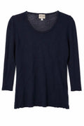 Armani Collezioni Γυναικεία Μπλούζα Μαύρη 3/4 Μανίκι –M