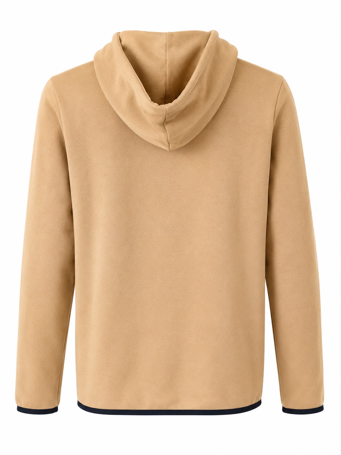 Nike Tech Fleece Full Zip Hoodie – Beige / Black-S