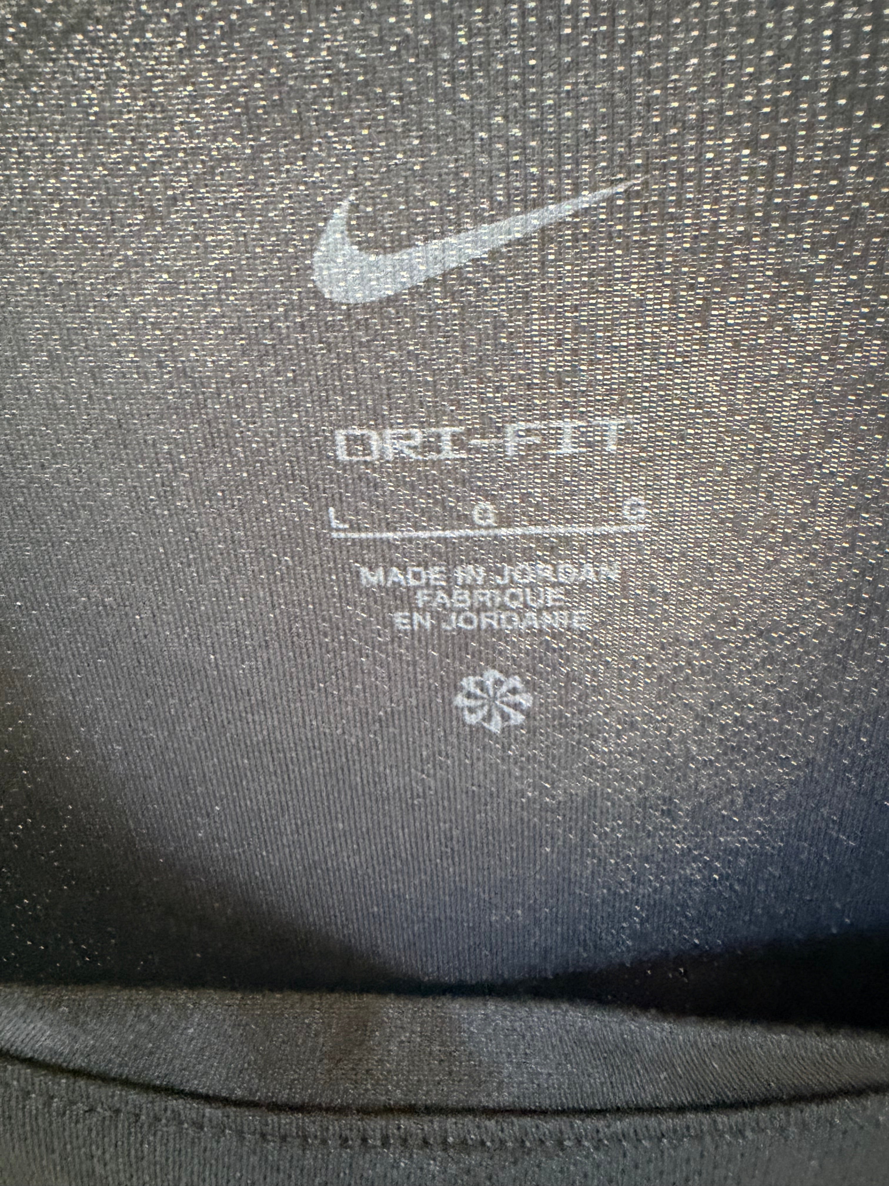 Nike Dri-FIT Running T-Shirt Μαύρο-L