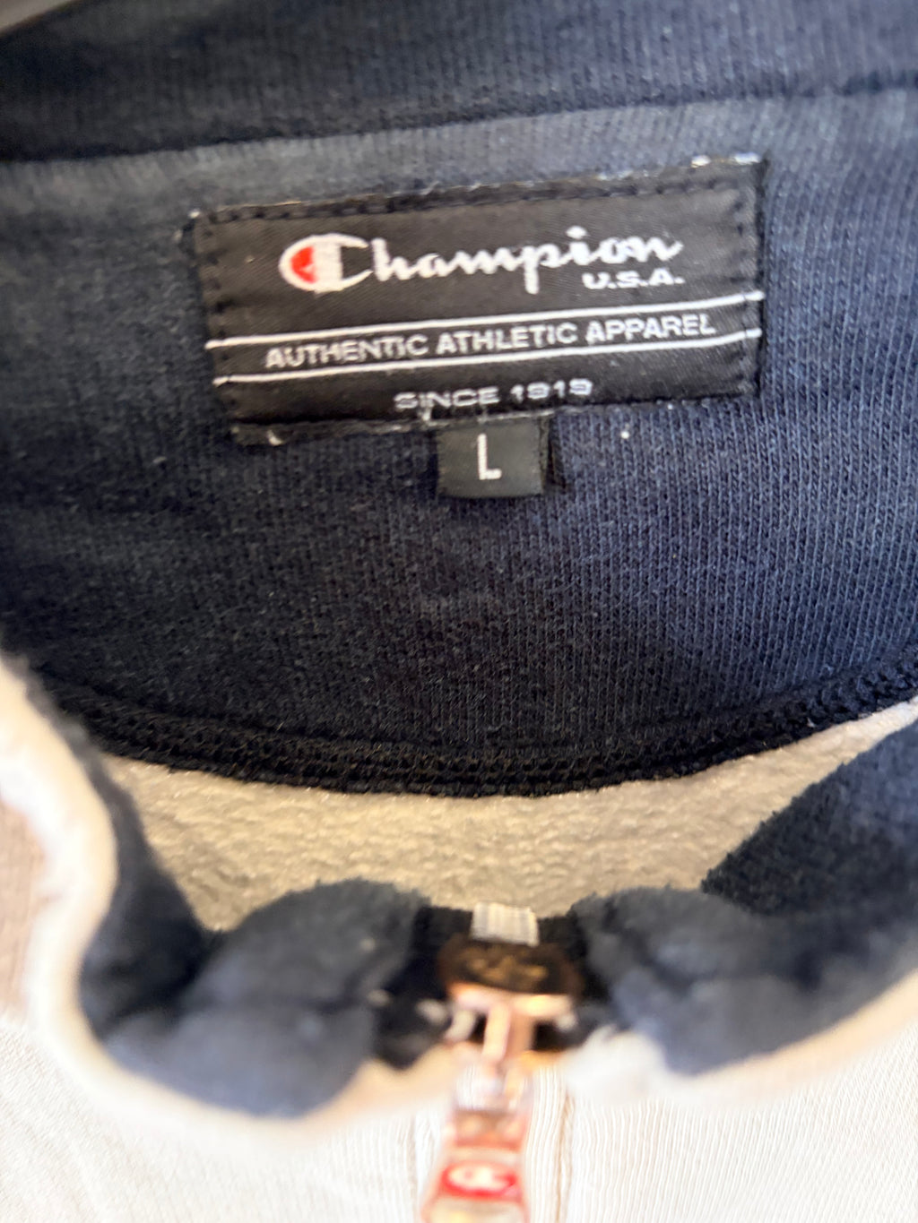 Champion Full-Zip Fleece Jacket-L