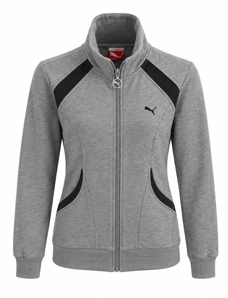 Puma Γυναικεία Ζακέτα Γκρι - S