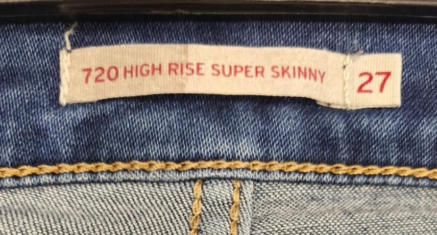 Levi’s Γυναικείο Τζιν Παντελόνι Μπλε - W27