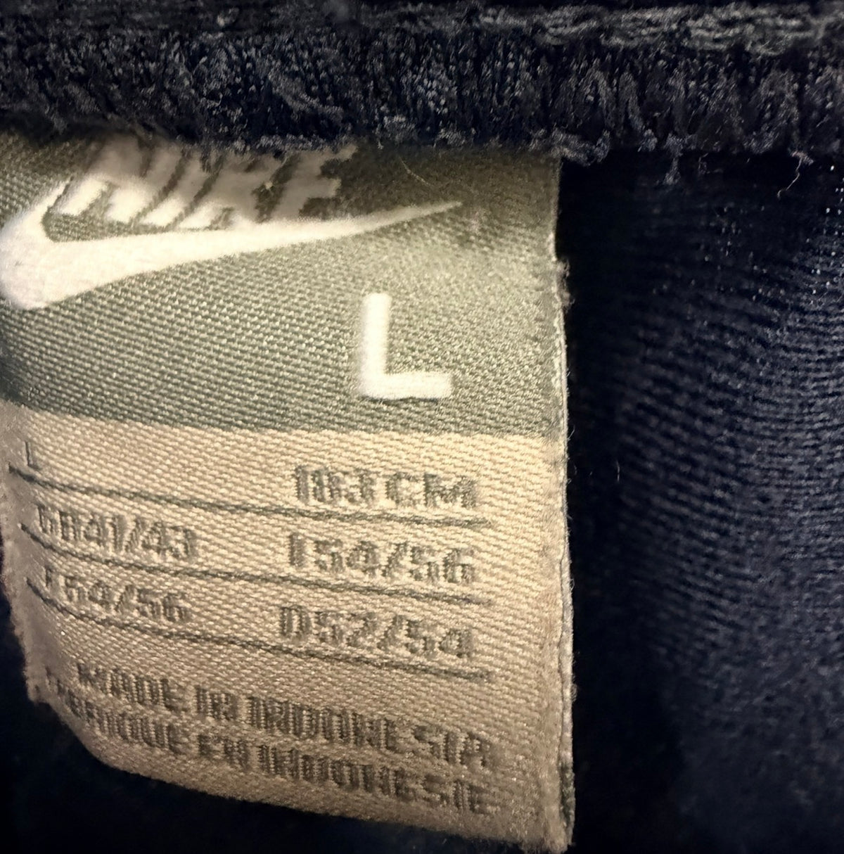 Nike Ανδρικό Παντελόνι Φόρμας Μπλε - L