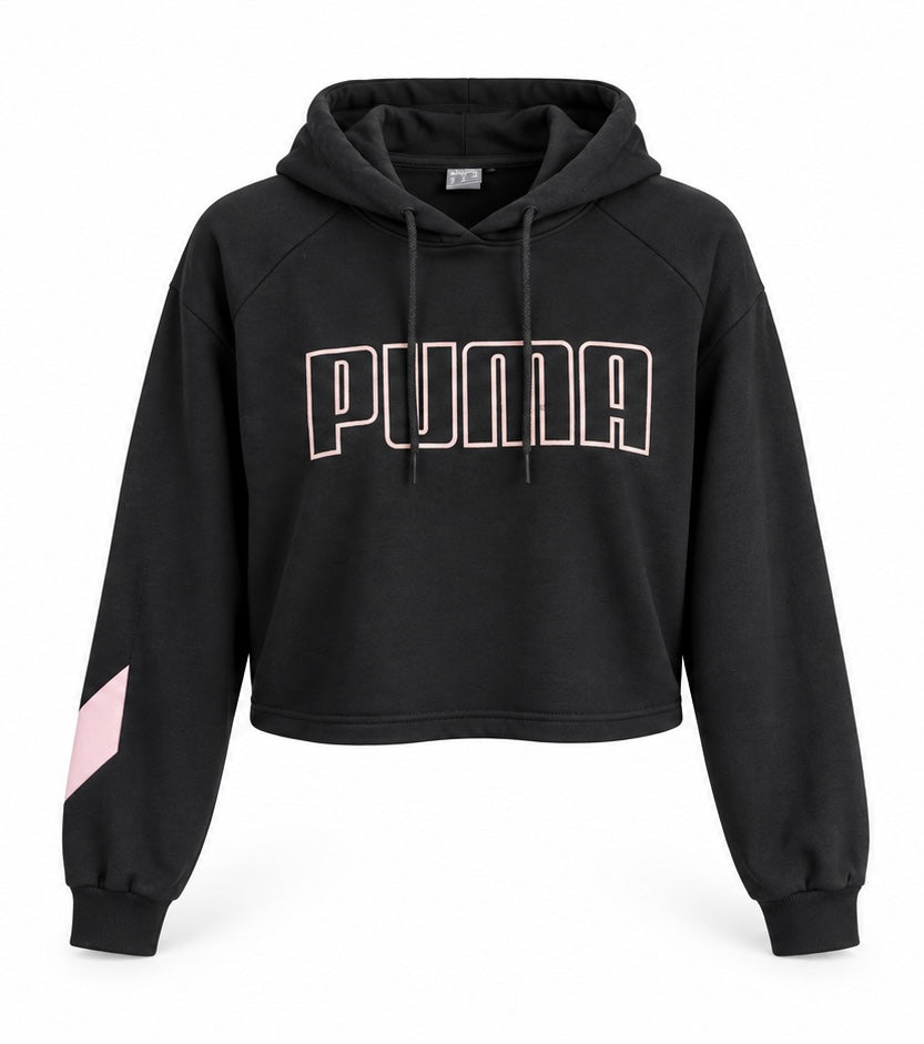 Puma Γυναικείο Φούτερ Μαύρο – M