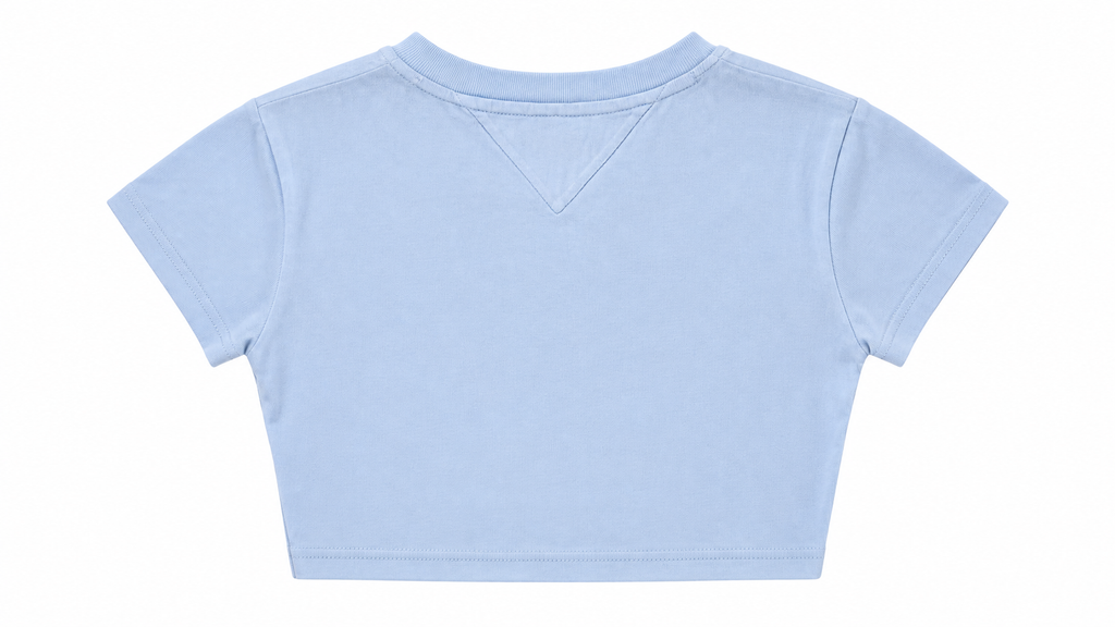 Tommy Jeans Γυναικείο Crop Top Μπλουζάκι – Γαλάζιο – XS