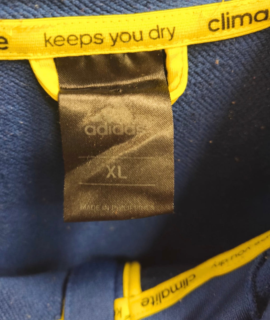 Adidas Ανδρική Ζακέτα με Κουκούλα Climalite – Μπλε – XL