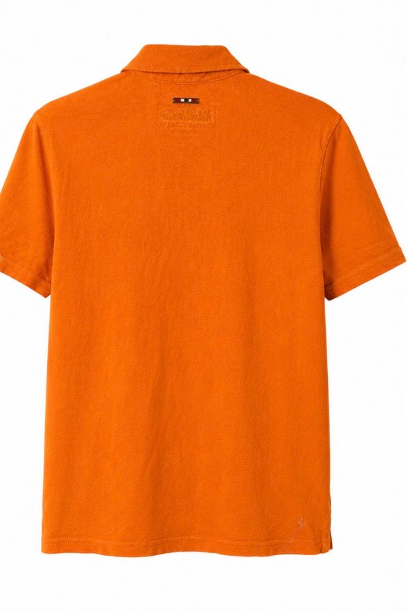 Napapijri Πορτοκαλί Polo Shirt-M