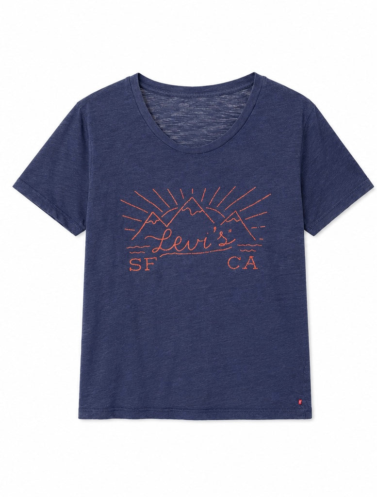 Levi’s Γυναικείο T-Shirt Μπλουζάκι – Μπλε – M