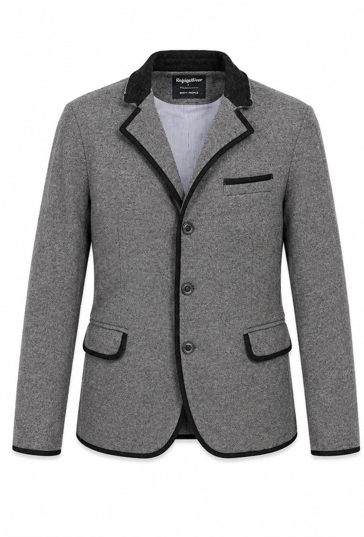 RefrigiWear Jersey Blazer – Grey-L