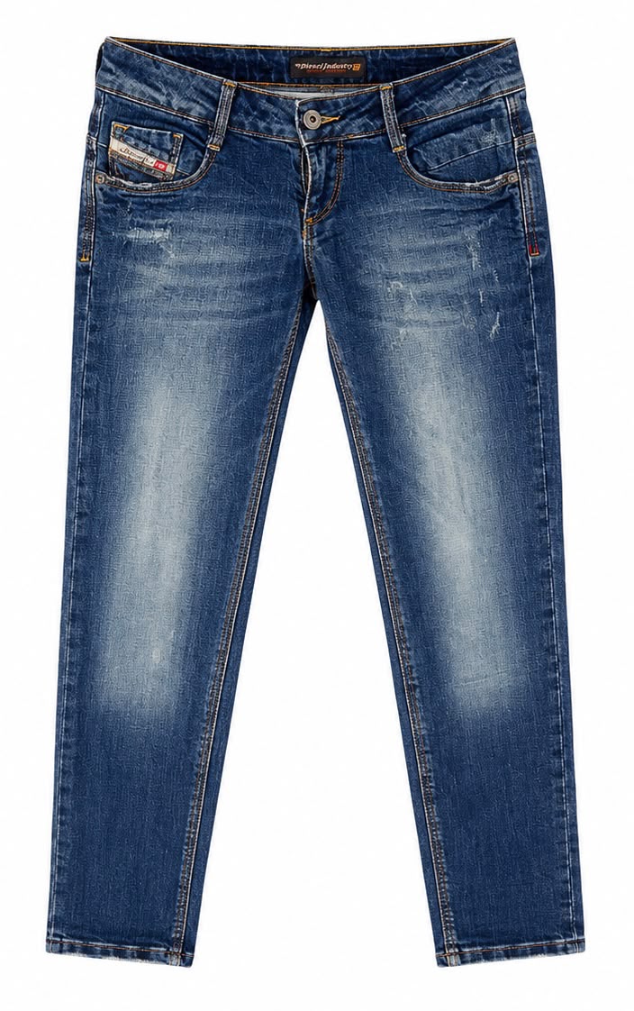 Diesel Industry Γυναικείο Slim Jeans Μπλε – Μέγεθος 28