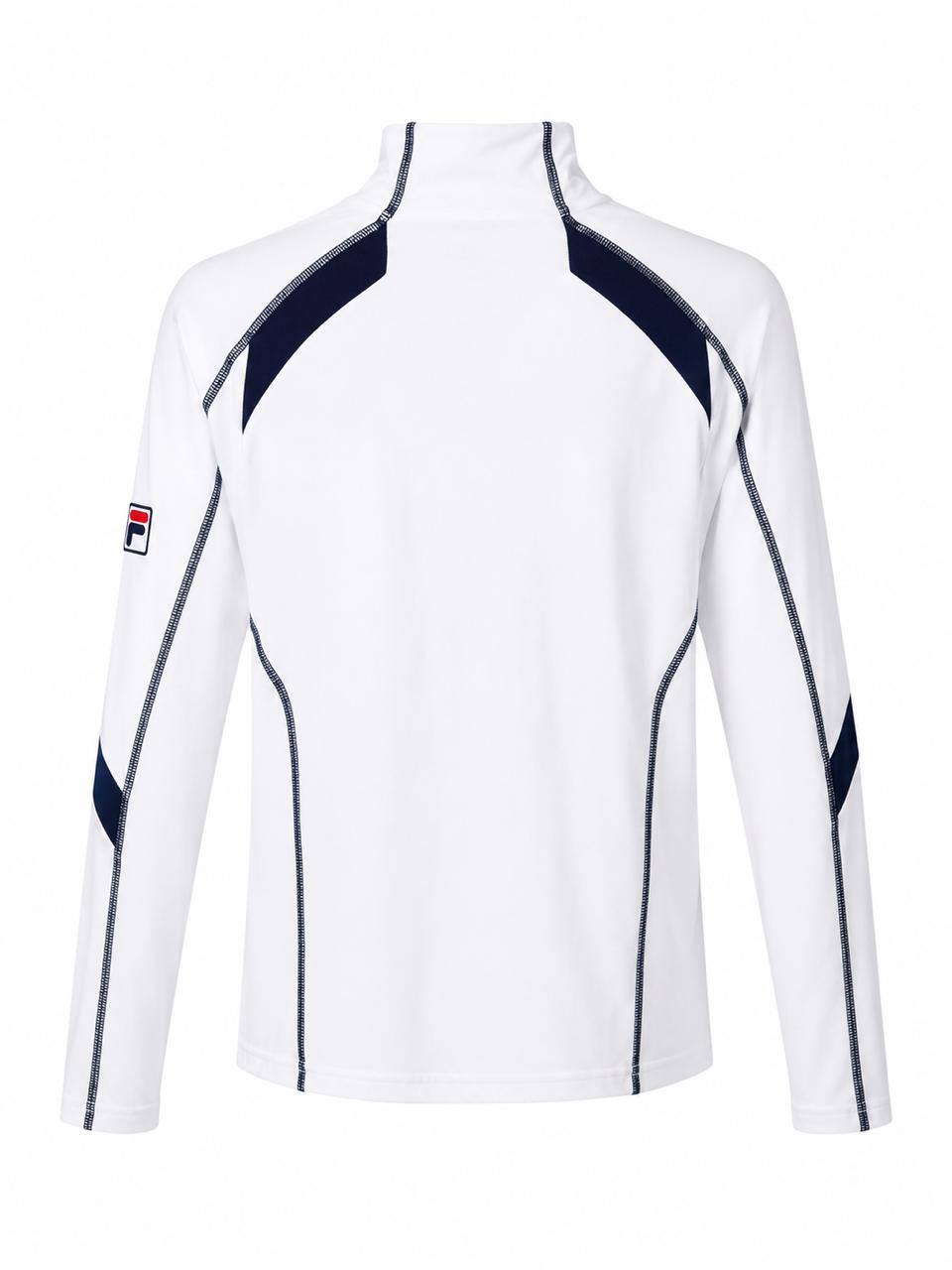 Fila 1/4 Zip Performance Top – White/Navy-XL