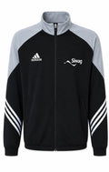adidas Team Track Jacket – Black/Grey-L