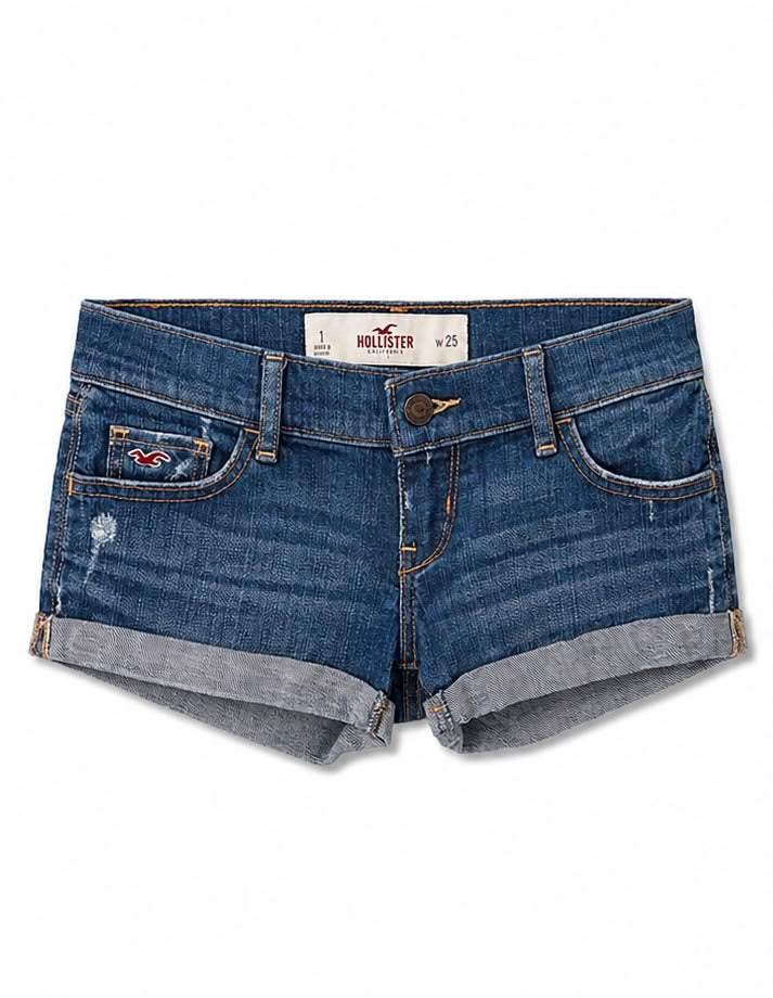 Hollister Denim Shorts – Blue Wash-W25