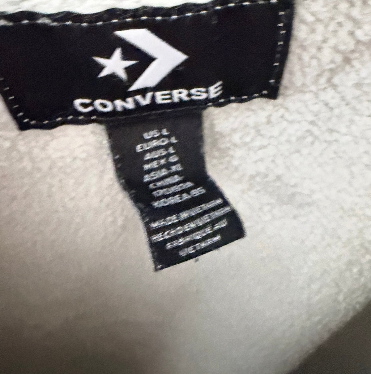 Converse Γυναικείο Φούτερ Εκρού – XL