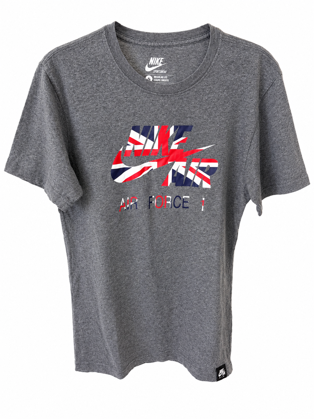 Nike Air Force 1 Graphic T-Shirt Γκρι-S