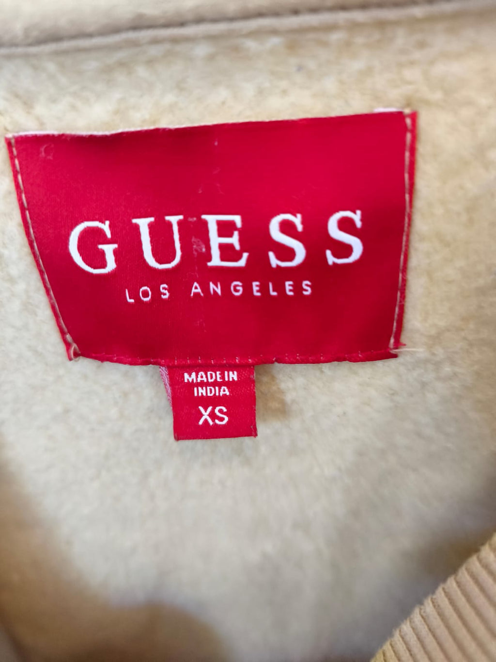 Guess Colorblock Sweatshirt – Beige-XS