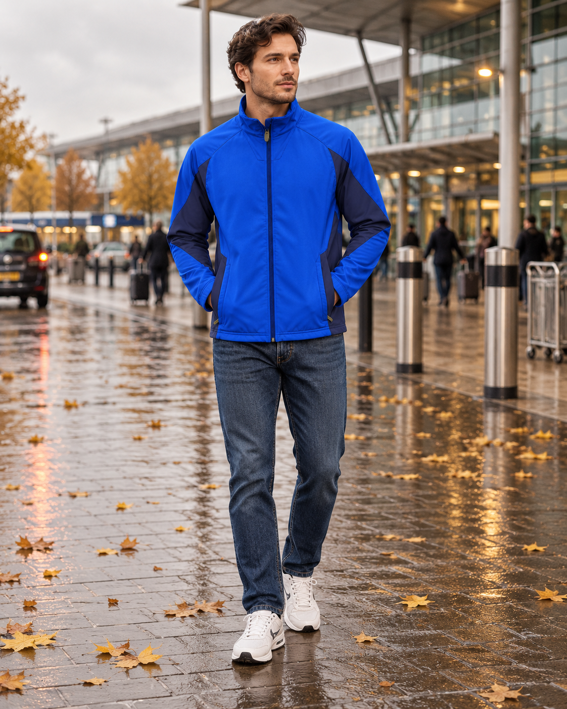 Puma Ανδρική ζακέτα Μπλε - XL