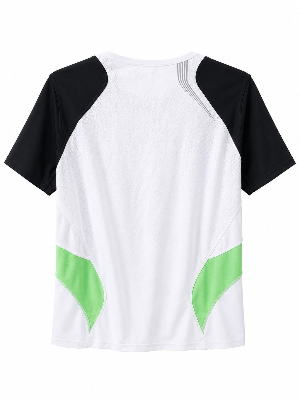 Nike Dri-FIT Performance Running T-Shirt – White/Black/Volt-M