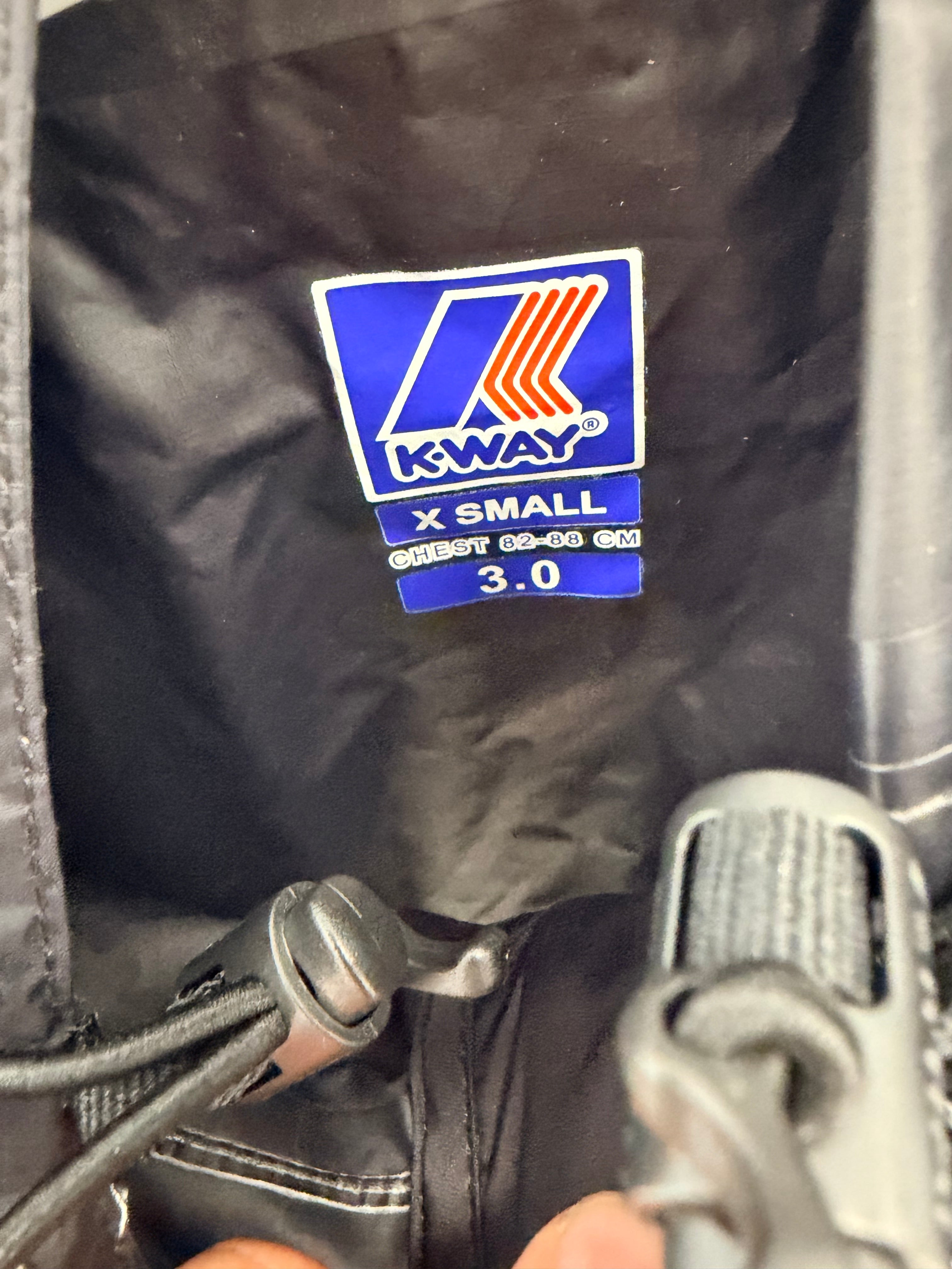 K-Way Le Vrai Claude Hooded Jacket – Black-XS