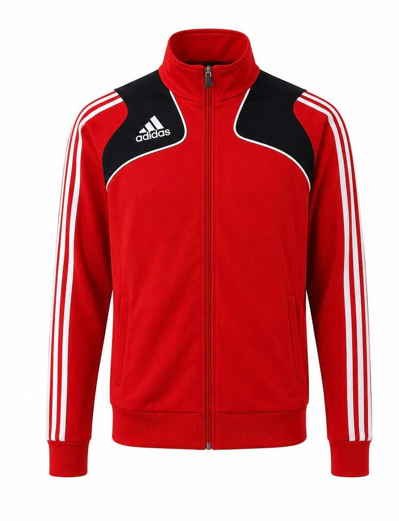 Adidas 3-Stripes Κόκκινο Full Zip Track Jacket-XL