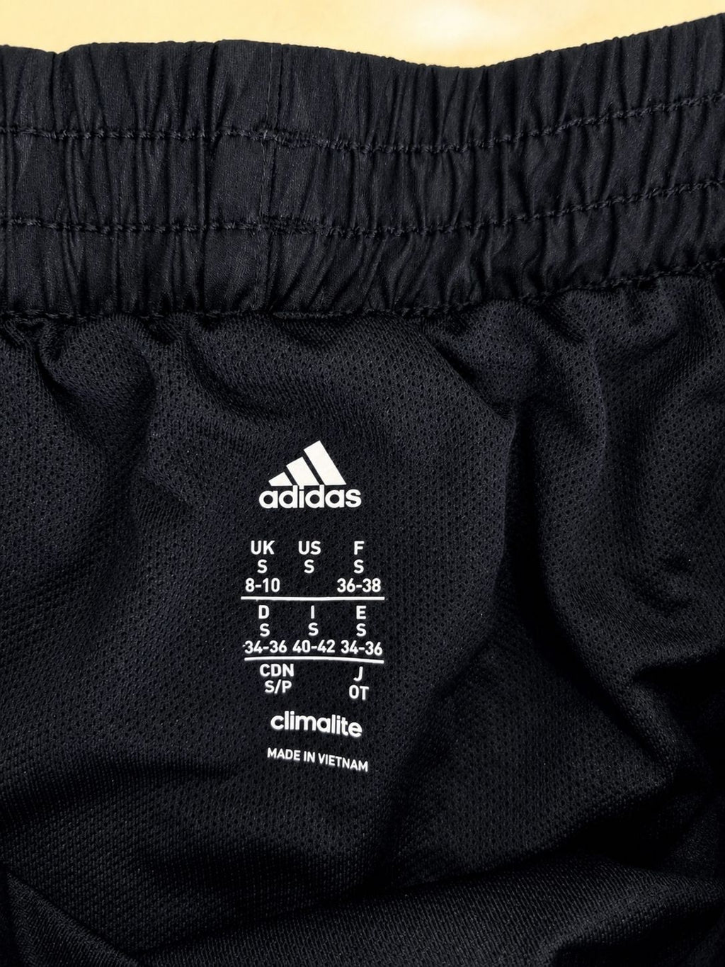 Adidas Μαύρο Running Σορτς-S