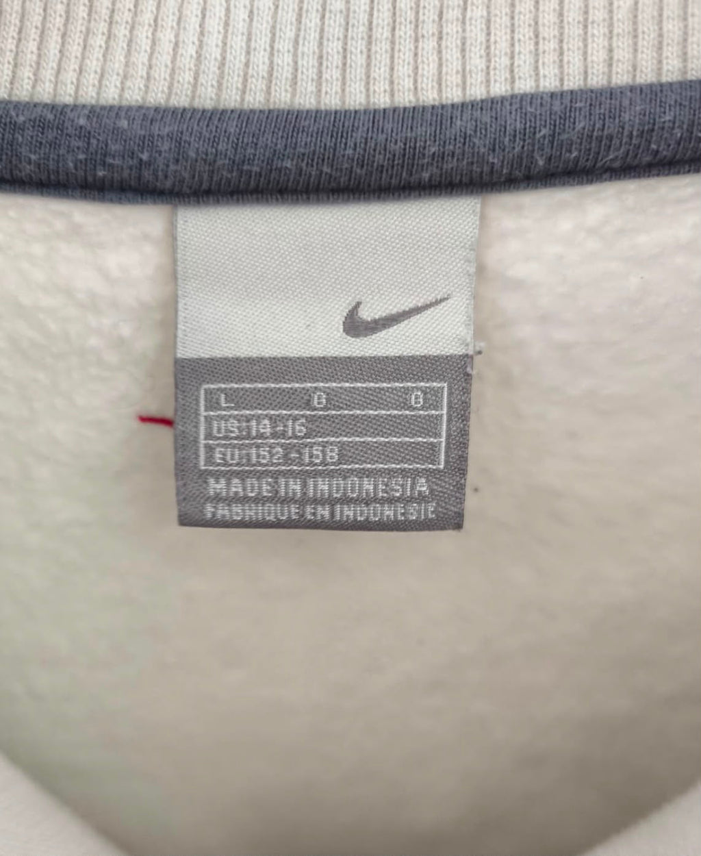 Nike Ανδρική Ζακέτα Track Jacket Εκρού με Full Zip-L