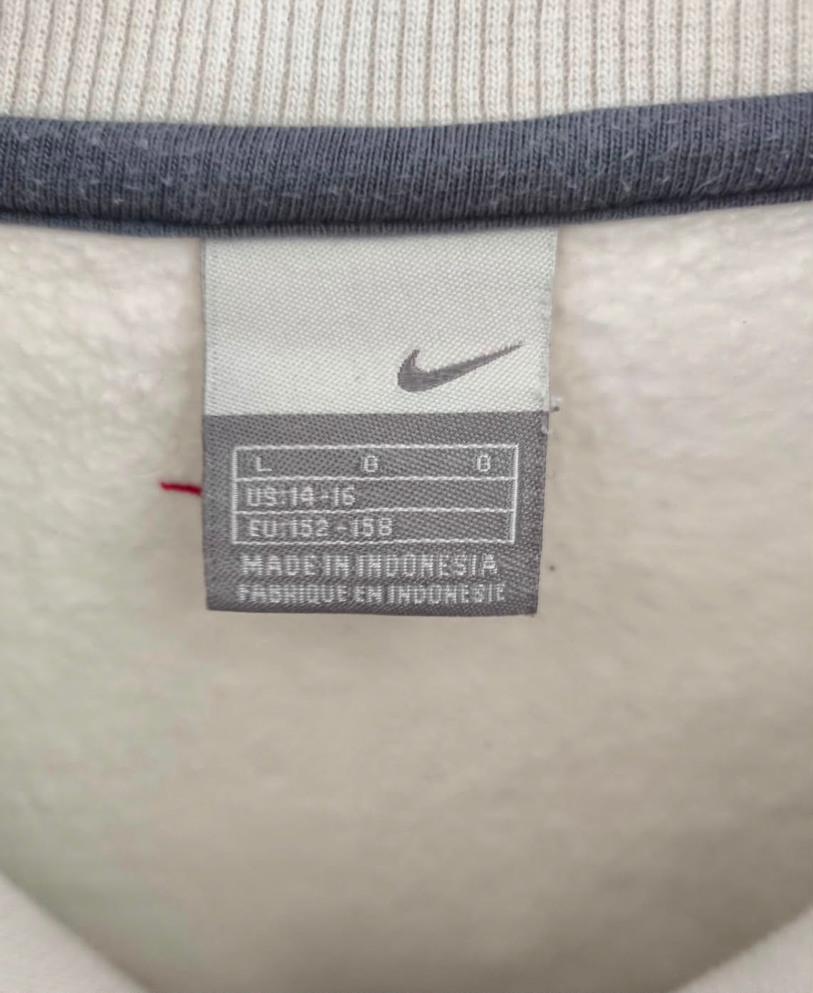 Nike Ανδρική Ζακέτα Track Jacket Εκρού με Full Zip-L
