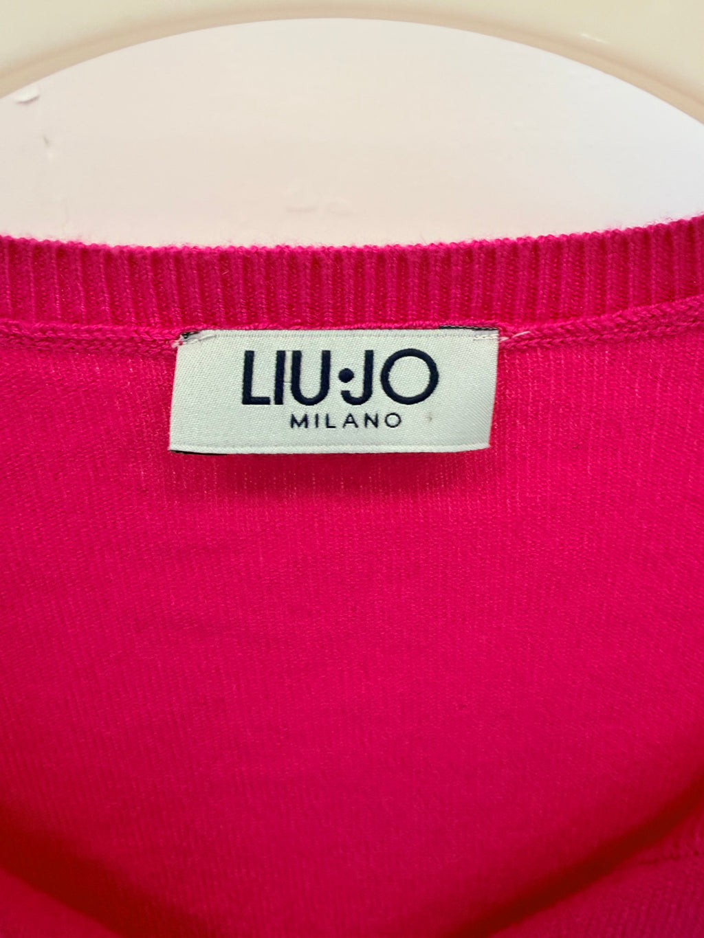 Liu Jo Ruffle Cardigan – Fuchsia Pink-L