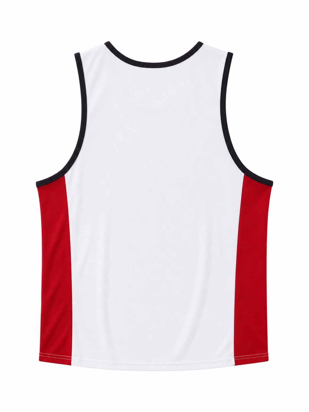 Nike Dri-FIT Mesh Tank Top – White/Red-M