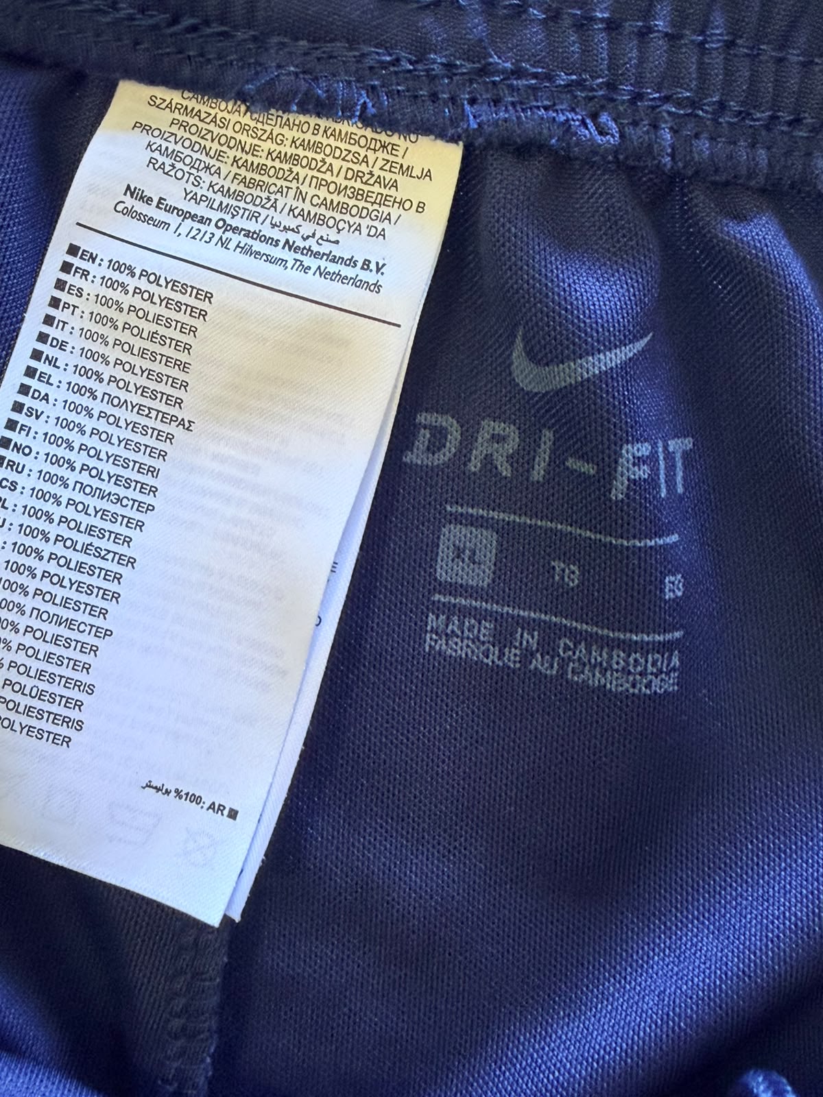 Nike Dri-FIT Training Shorts – Navy Blue-XL