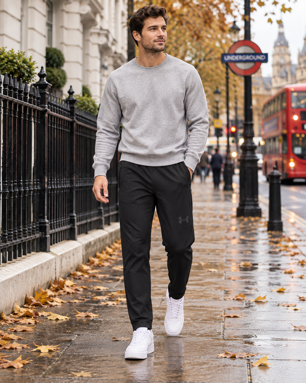 Under Armour Ανδρικό Παντελόνι Φόρμας – Μαύρο – S