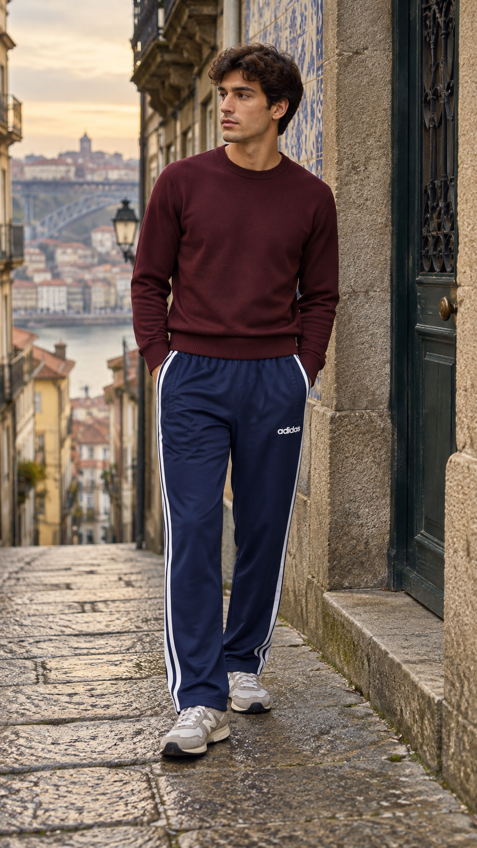 Adidas Ανδρικό Παντελόνι Φόρμας – Μπλε Σκούρο - M