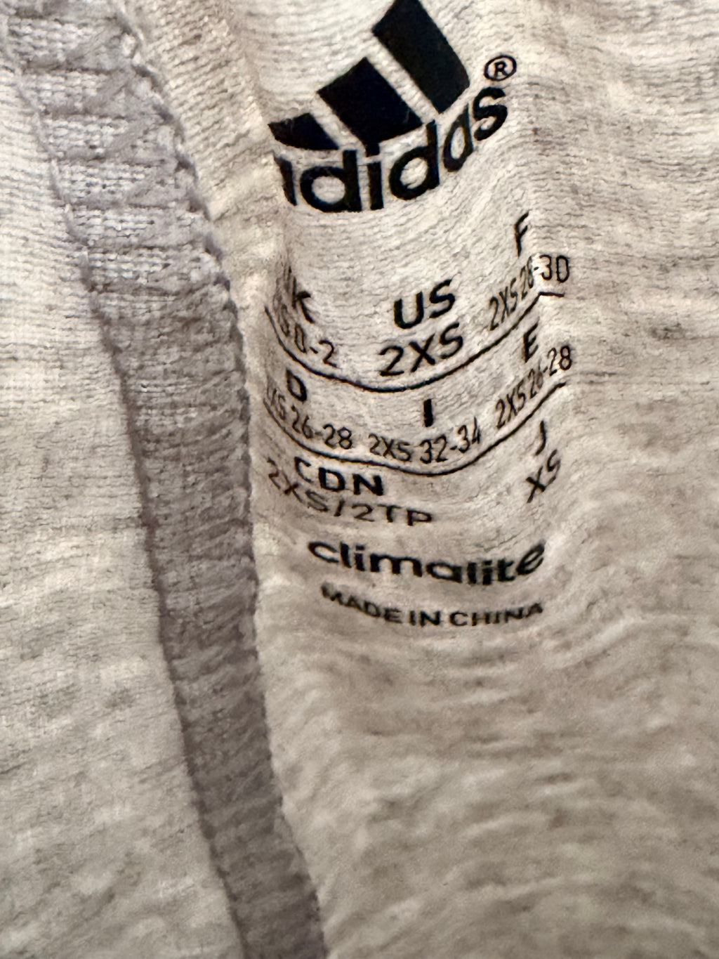 Adidas Γυναικείο Γκρι Παντελόνι Φόρμας με Ρίγες-2XS