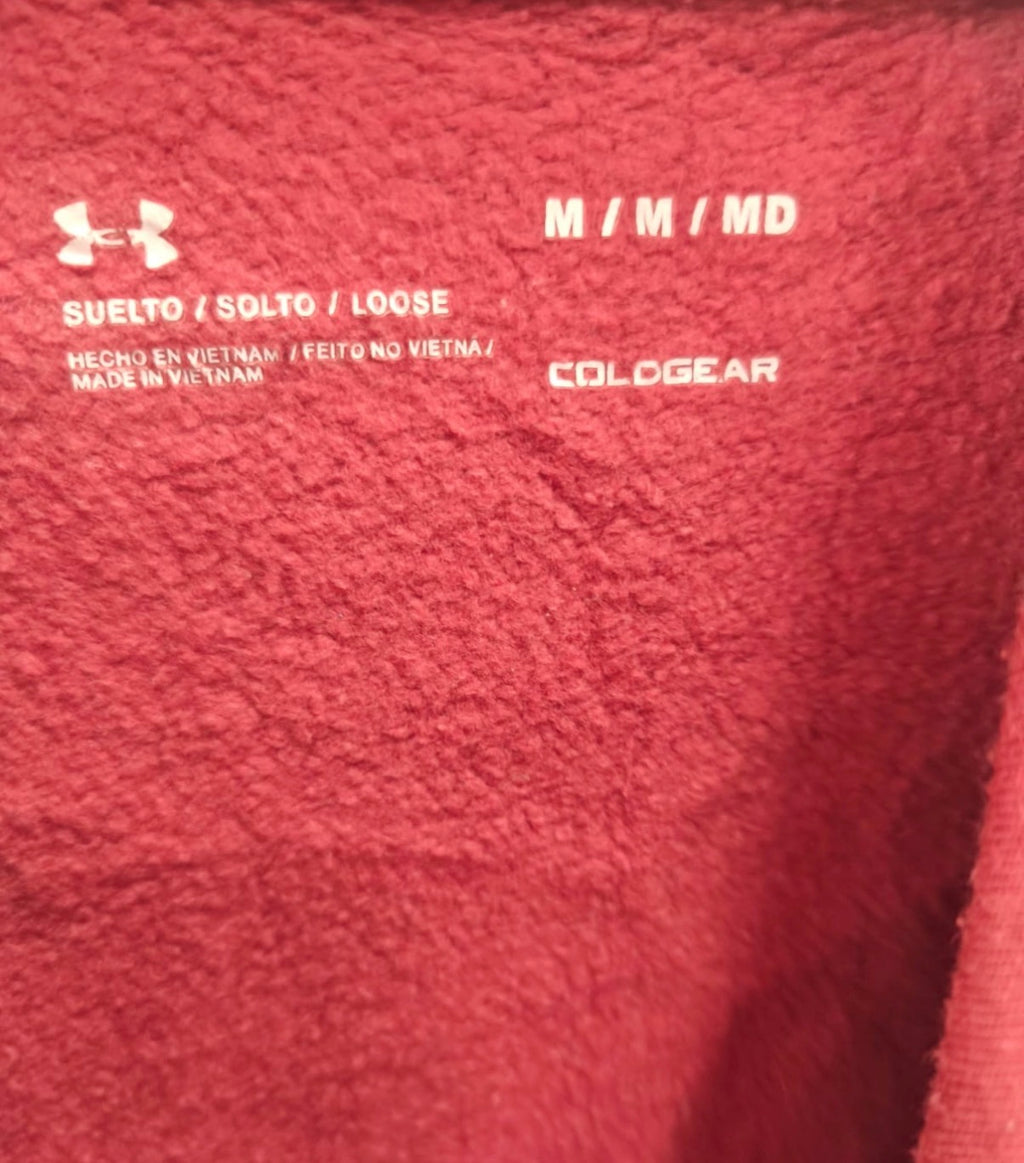 Under Armour Ανδρικό Φούτερ με Κουκούλα ColdGear – Κόκκινο – M