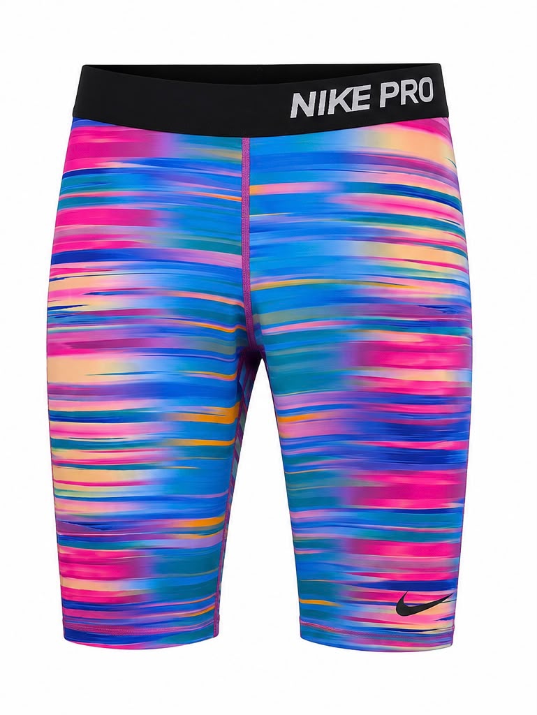 Nike Pro Γυναικείο Αθλητικό Κολάν Σορτς – Πολύχρωμο – S