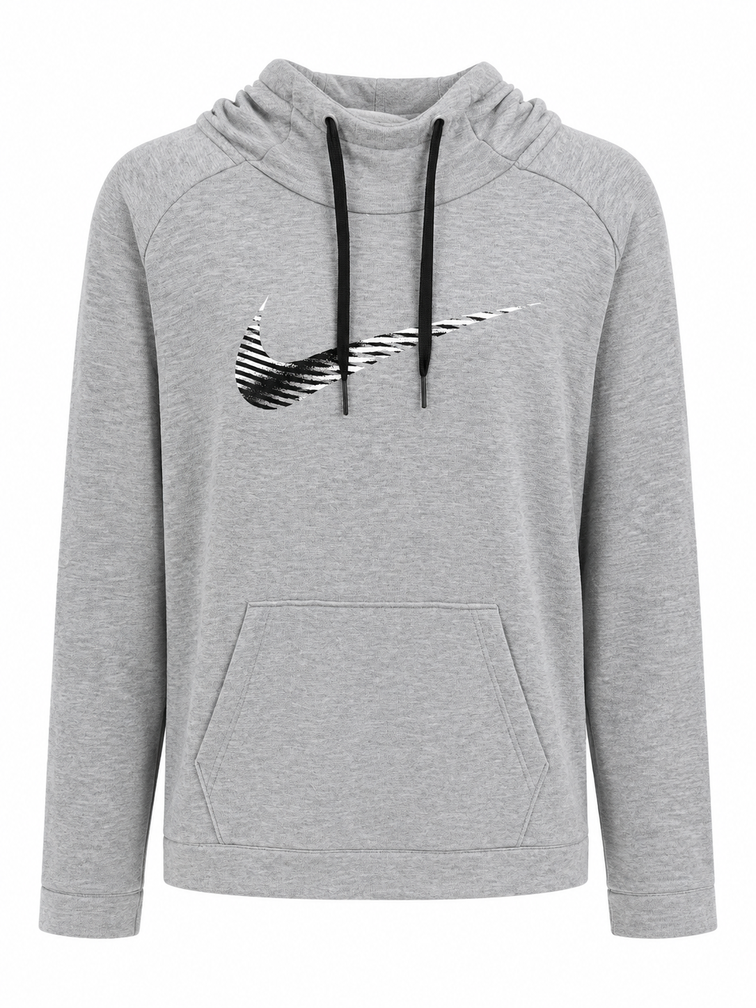 Nike Γκρι Hoodie με Logo Swoosh-S